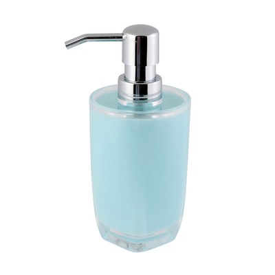 Дозатор Axentia Graz для жидкого мыла из пастельно-голубого пластика Ø 7,5x15 см, 250 мл