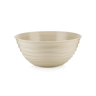 Миска EmHouse, 2 л, диаметр 22х10 см, белая, цвет МИКС