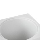 Гарнитур для туалета Axentia Lindos из белого полирезина, 9,2х9,2 высота 38,5 см - Фото 3