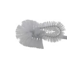 Ёршик Axentia для унитаза из белого пластика с доп щеточкой для обода, Ø 7,5 см, 37,5 см - Фото 3