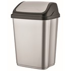 Бак для мусора пластиковый Vittorio Dustbin HobbyLife, крышка-маятник, 16 л, МИКС - фото 301204356