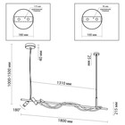 Подвесной светильник IP20 LED 40W 1580Лм 3000K - Фото 4