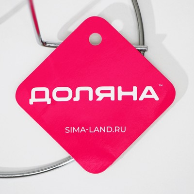Держатель для бумажных полотенец настольный Доляна, 13.5×13.5×28 см, хромированный