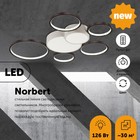 Люстра потолочная NORBERT LED 126W 8316Лм , с ДУ - Фото 1