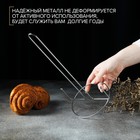 Подставка под бумажные полотенца Доляна, 16×13,5×28 см, цвет хром - Фото 3