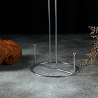 Подставка под бумажные полотенца Доляна, 16×13,5×28 см, цвет хром - Фото 4