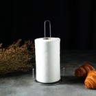 Подставка под бумажные полотенца Доляна, 16×13,5×28 см, цвет хром - Фото 8