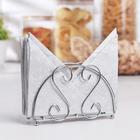 Салфетница Доляна «Завитки»,13,5×3.5×9 см - Фото 1