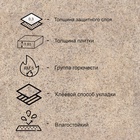 Модульная виниловая плитка GROOVE Herbie 45,72х45,72 см, толщина 1,85 мм, 3,554м2 - фото 14618877