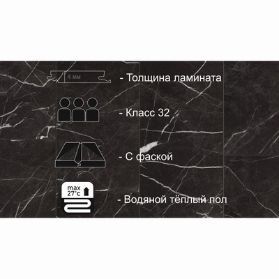 Водостойкий SPC ламинат TARKETT BASS HOUSE GENE, 580×300 мм, толщина 4 мм, 1.74 м²