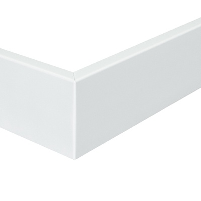 Плинтус напольный ПВХ Salag Alpha 60 White AP61M1, 220х1,5х6
