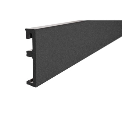 Плинтус напольный ПВХ SALAG ALPHA 80 Black AP81U3 220х1,5х8