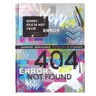Дневник для 5-11 классов, 48 листов "Ошибка 404", твёрдая обложка, глянцевая ламинация - фото 296643937