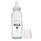 Бутылочка для кормления стекло «Milk», классическое горло, 250 мл., от 3 мес. - Фото 4