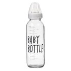 Бутылочка для кормления M&B Baby bottle, классическое горло, от 3 мес., 250 мл., стеклянная - Фото 5