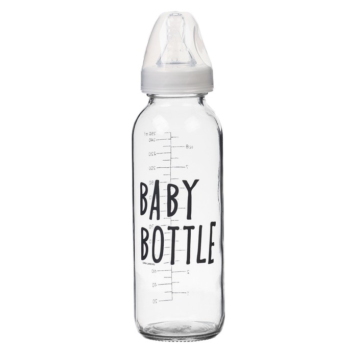 Бутылочка для кормления стекло «Baby bootle» 250 мл.