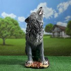 Садовая фигура "Волк воющий" 19х30х52см - Фото 2
