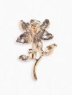 Брошь «Цветок» перламутровый, цвет розовый в золоте - Фото 2