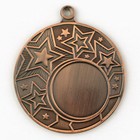 Медаль под нанесение 188 «Звезды» диам 4,5 см. Цвет бронз. Без ленты - фото 296978274