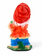 Садовая фигура из гипса «Гном с клубникой» красный, 20×30×65 см - фото 51702087