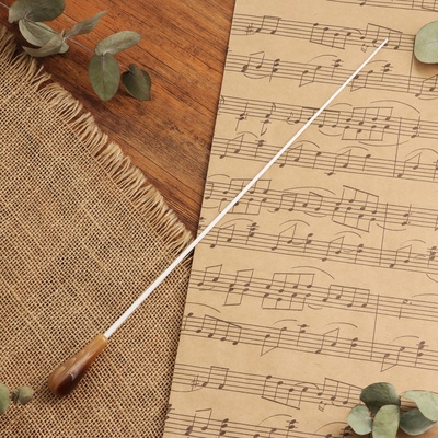 Дирижерская палочка Music Life, 38.5×2 см, желтая ручка