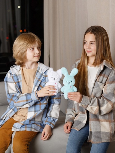 Мягкая игрушка «Песец Дин», Пушистики, 19 см