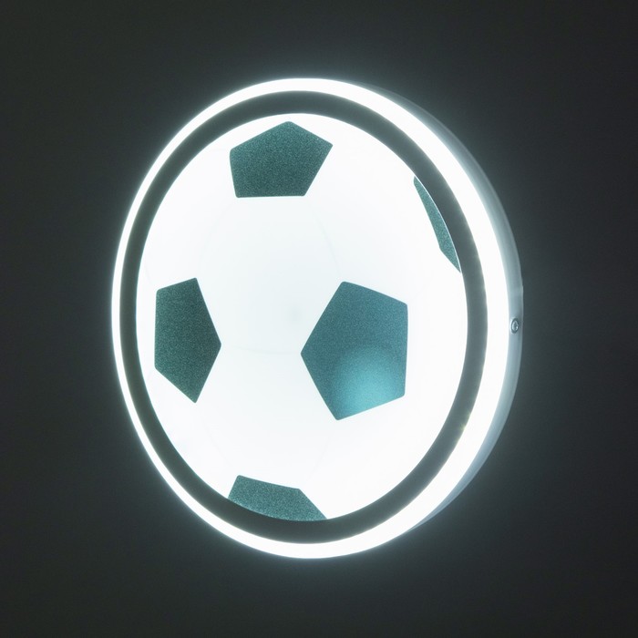 Бра "Мяч футбольный" LED 36Вт белый d.30 см