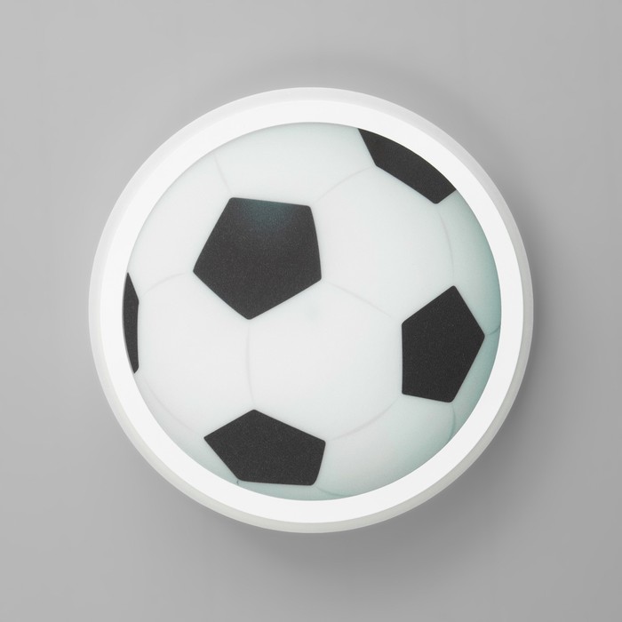 Бра "Мяч футбольный" LED 36Вт белый d.30 см - фото 1884531383