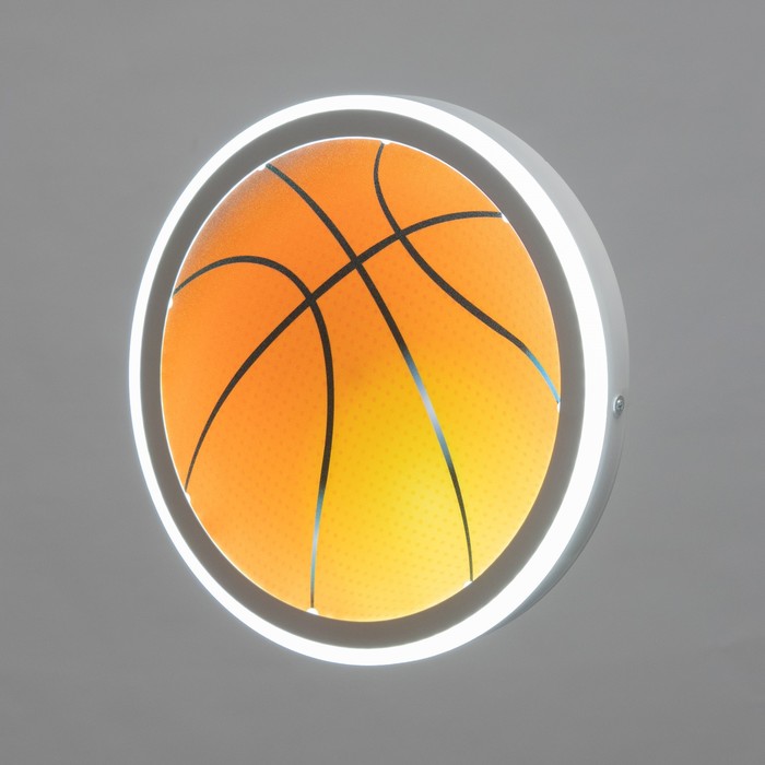 Бра "Мяч баскетбольный" LED 36Вт белый d.30 см - фото 1906613910