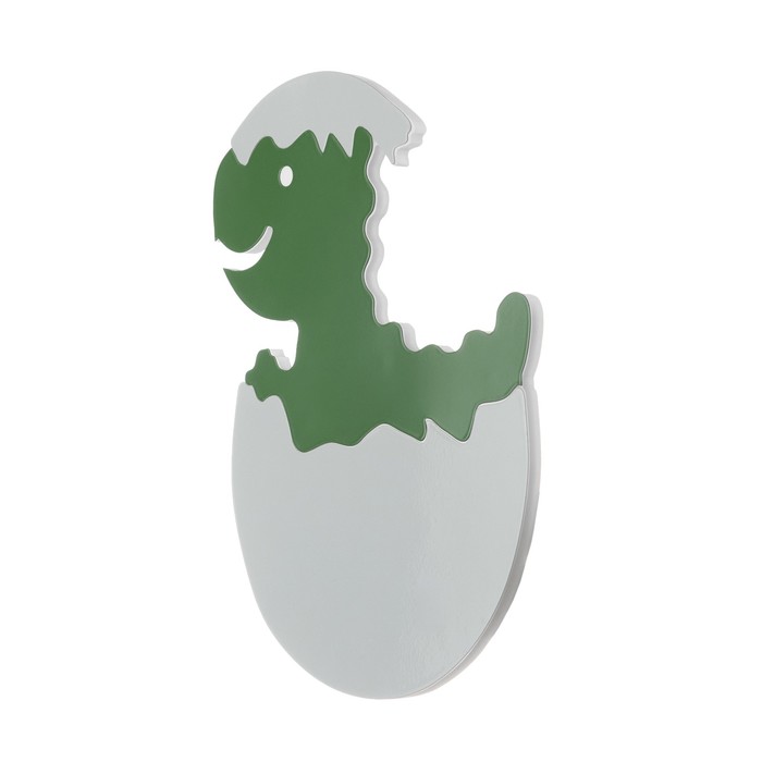 Бра "Динозаврик" LED 24Вт бело-зелёный 36х30 см - фото 1884531410