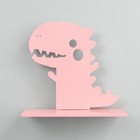Бра "Динозавр" LED 24Вт розовый 35х30 см - фото 321093334