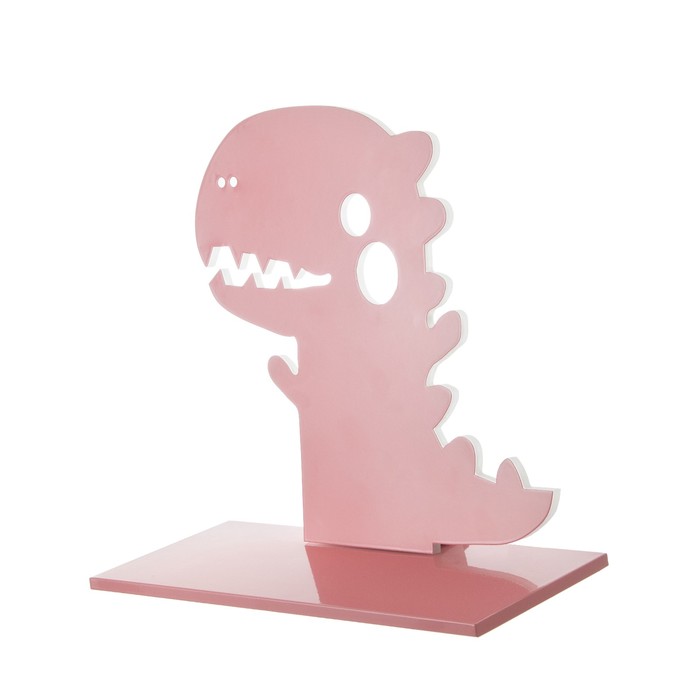 Бра "Динозавр" LED 24Вт розовый 35х30 см - фото 1884531427