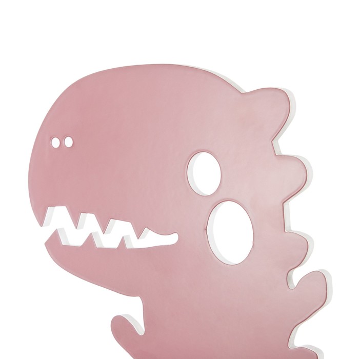 Бра "Динозавр" LED 24Вт розовый 35х30 см - фото 1906613950