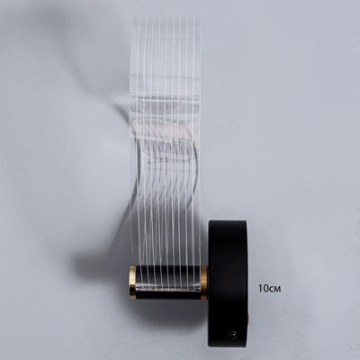 Бра «Сердце» LED 8 Вт 3000-6000К черный 25×20×6 см