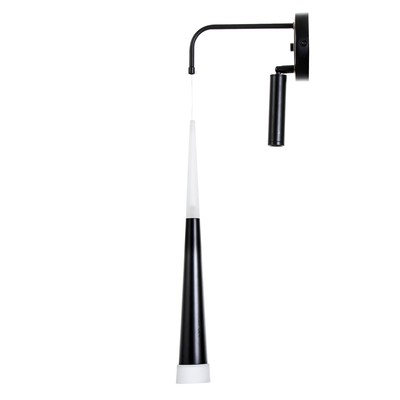 Бра «Клео» LED 8+5 Вт 3000-6000К черный 15×15×30 см