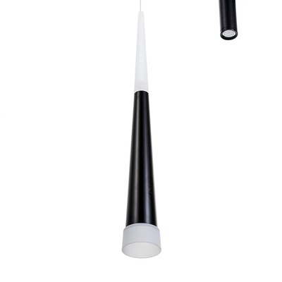 Бра «Клео» LED 8+5 Вт 3000-6000К черный 15×15×30 см