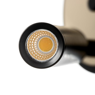 Бра «Клео» LED 8+5 Вт 3000-6000К черный 15×15×30 см