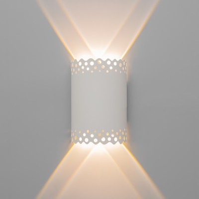 Бра «Карамела» LED 10 Вт 3000К белый 12×30×18 см