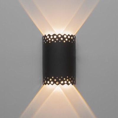Бра "Карамела" LED 10Вт 3000К черный 12х30х18см