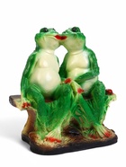 Садовая фигура из гипса «Две лягушки на лавочке», 31×20×29 см, МИКС - Фото 4