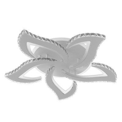 Люстра с ПДУ «Блейд» 5хLED 130 Вт 3000-6000К RGB белый 65×65×10 см