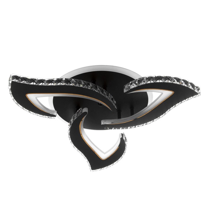 Люстра с ПДУ «Блейд» 3хLED 78 Вт 3000-6000К RGB черный 57×57×10 см