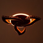 Люстра с ПДУ «Блейд» 3хLED 78 Вт 3000-6000К RGB черный 57×57×10 см - Фото 3