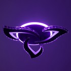 Люстра с ПДУ «Блейд» 3хLED 78 Вт 3000-6000К RGB черный 57×57×10 см - Фото 5