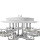 Люстра с ПДУ «Лючия» 6хLED 204 Вт 3000-6000К RGB белый 70×70×10 см - Фото 13