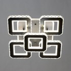 Люстра с ПДУ "Мия" 5хLED 150Вт 3000-6000К RGB черный 38х38х14см - фото 23710328