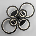 Люстра с ПДУ «Ива» 6хLED 240 Вт 3000-6000К RGB черный 75×52×14 см - Фото 12