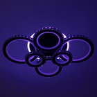 Люстра с ПДУ "Ива" 6хLED 240Вт 3000-6000К RGB черный 75х52х14см 9644109