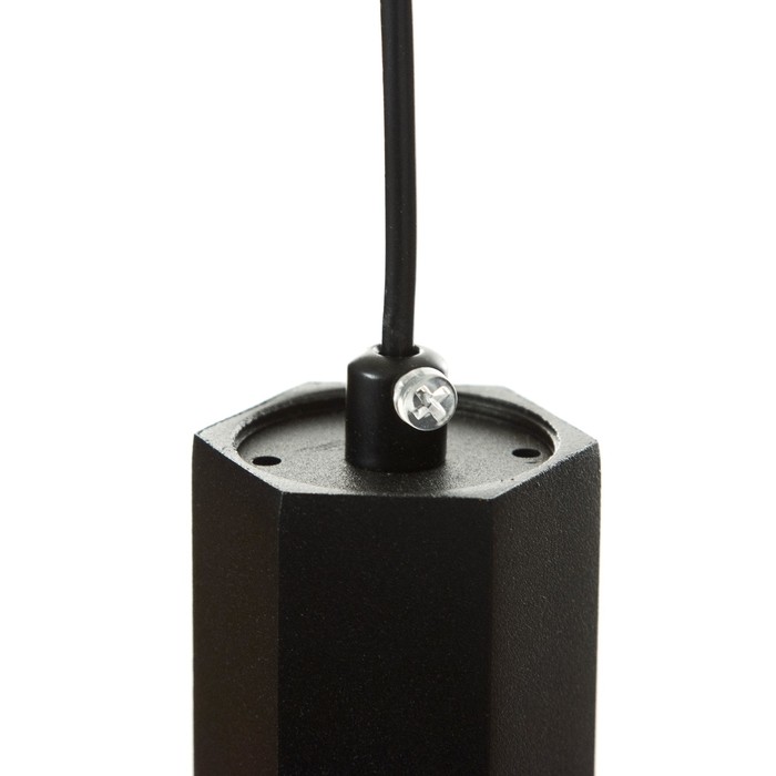 Светильник подвесной "Моэм" LED 5Вт 4000К черный 4х4х40-140см