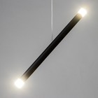 Светильник подвесной "Балансия" LED 6Вт 4000К черный 3х3х40-140см - фото 4247225